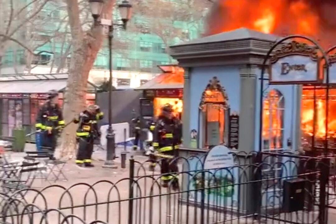 Fire Engulfs Section of Popular Manhattan Holiday Market