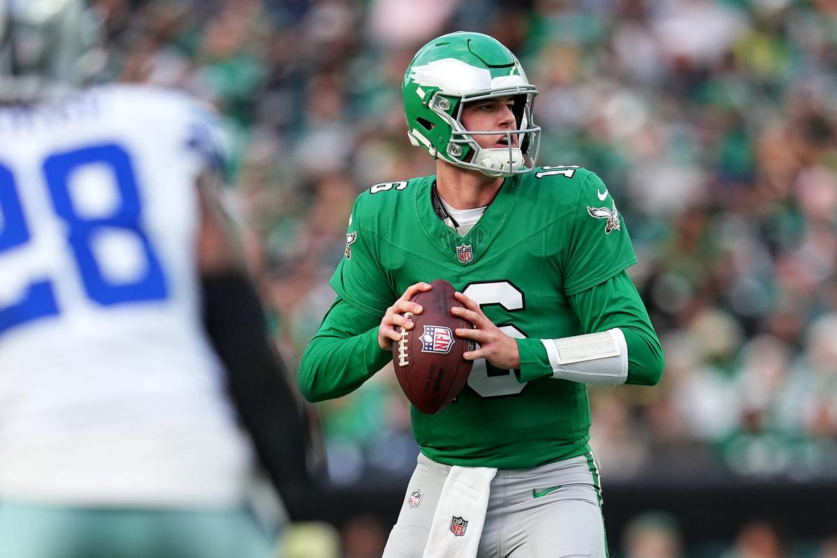 Eagles Fan Happily Returns QB McKee’s First Touchdown Ball