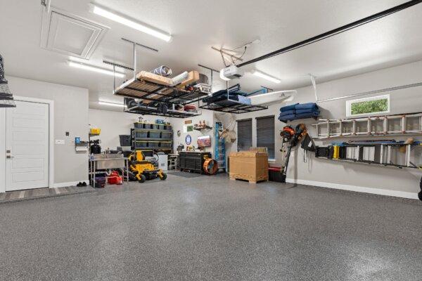 Take advantage of the vertical storage space in a garage. (Allison H. Smith/Shutterstock)
