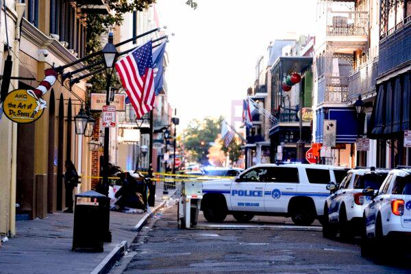 View of Bourbon Street After Deadly New Year’s Day Truck Attack