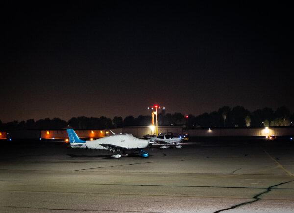 Fullerton Airport in Fullerton, Calif., on Jan. 2, 2025. (John Fredricks/The Epoch Times)