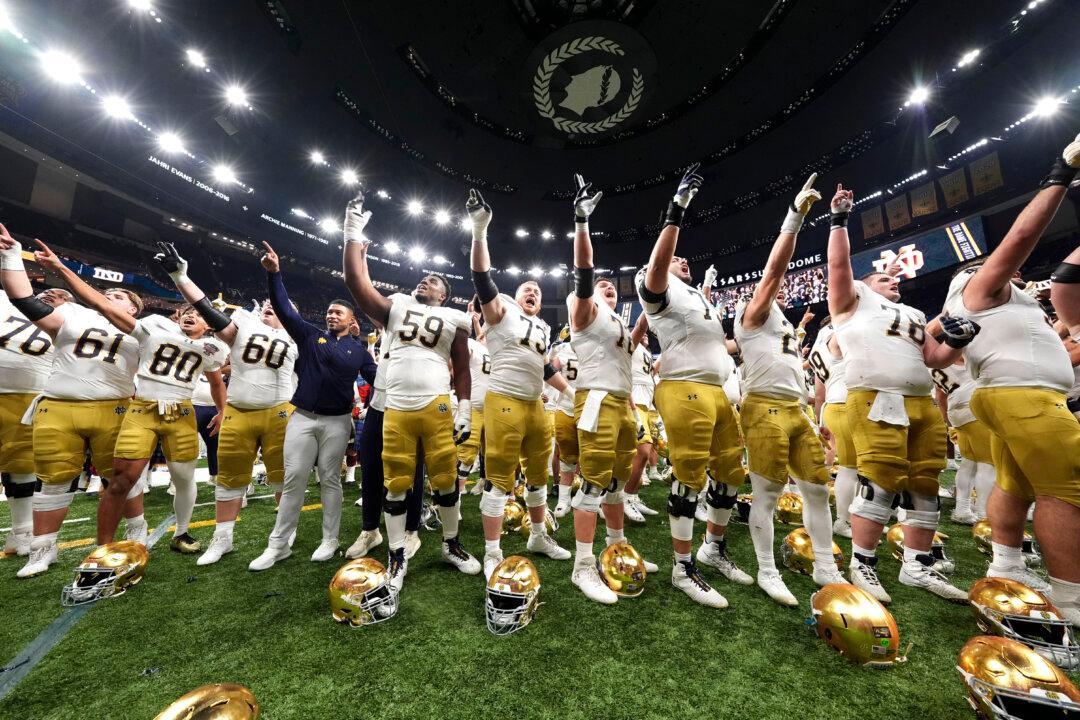 Freeman and Notre Dame Handle ‘Tough Moments’ and Oust Georgia From CFP With 23–10 Win in Sugar Bowl