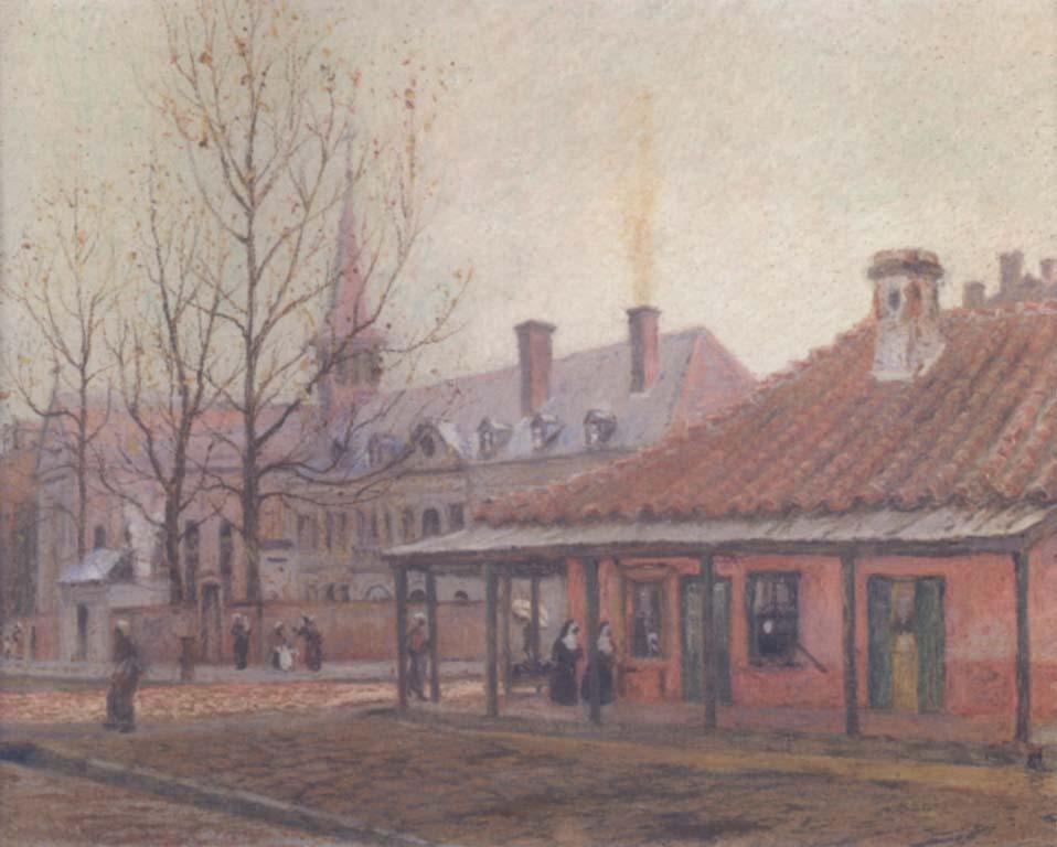 The Ursuline Convent in New Orleans, 1902, by William Woodward. (Public Domain)