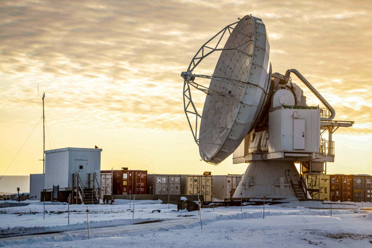 Pituffik Space Base, formerly known as Thule Air Base, a U.S. Space Force base located on the northwest coast in Greenland, on Oct. 4, 2023. (Thomas Traasdahl/Ritzau Scanpix/AFP via Getty Images)