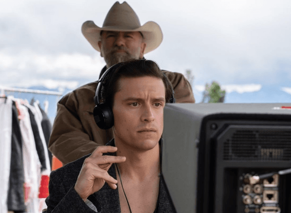 John Alexander (Graham McTavish, background) and Fabian Verdugo (Matt Drago), in "Somewhere in Montana." (Nova Vento Entertainment)