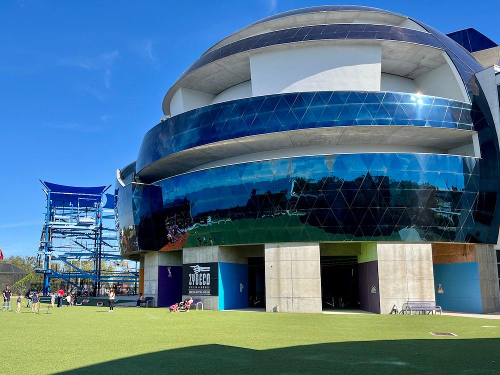 The Dome Theatre at MOSI, Tampa's Museum of Science and Industry, is slated to reopen in 2025 with newly installed 8K film technology. (MOSI)