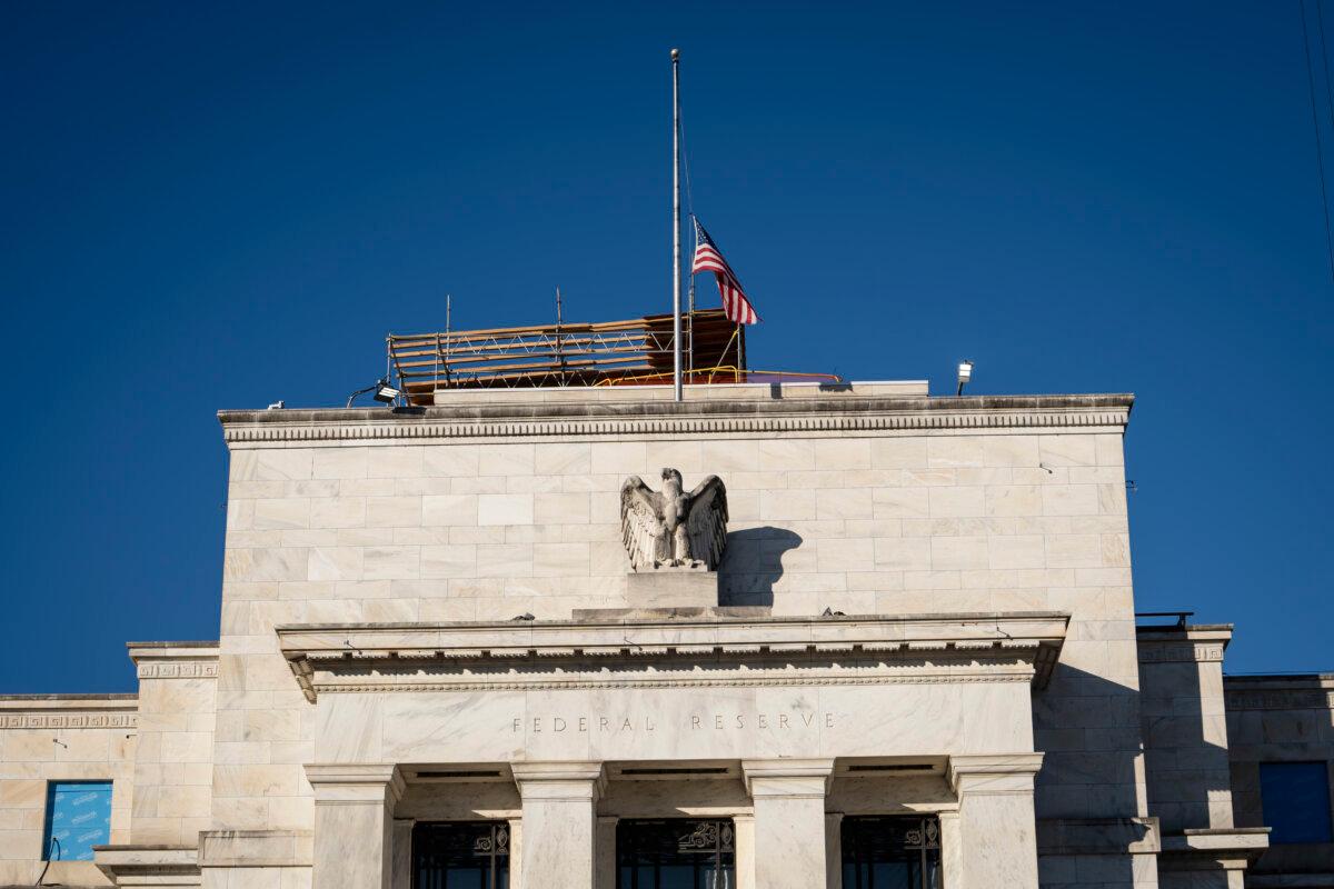 The Federal Reserve Bank building in Washington on Jan. 14, 2025. (Madalina Vasiliu/The Epoch Times)