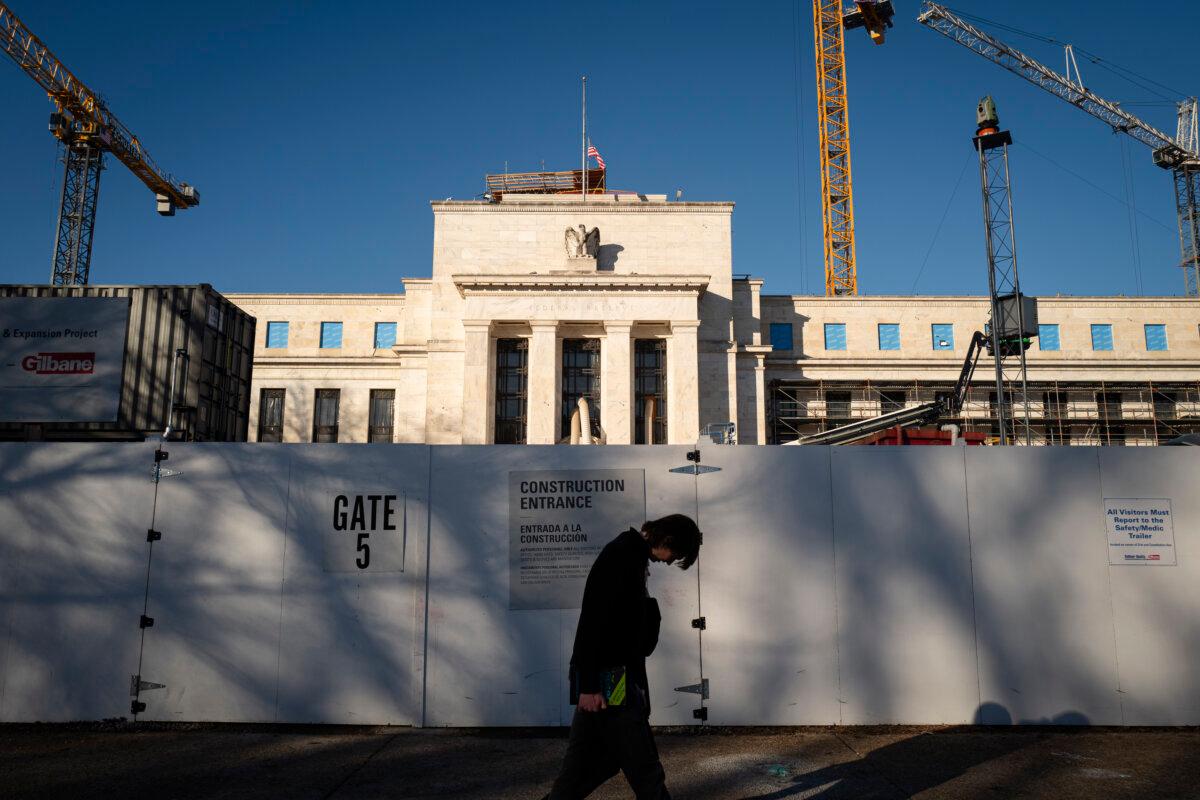 The Federal Reserve Bank in Washington on Jan. 14, 2025. (Madalina Vasiliu/The Epoch Times)
