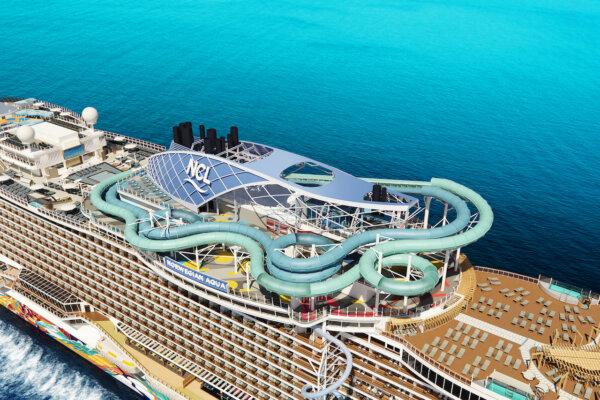 The new Norwegian Aqua will feature a hybrid waterslide and roller coaster called the Slidecoaster when it debuts from Port Canaveral in April. (Norwegian Cruise Line/TNS)