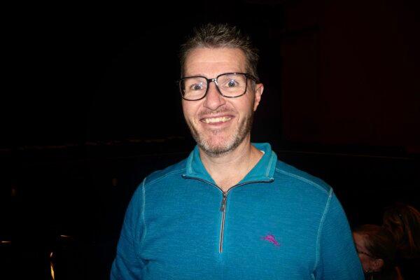 Scott Mulligan at the Shen Yun Performing Arts performance at Harris Center on Jan. 14, 2025. (Gary Wang/The Epoch Times)