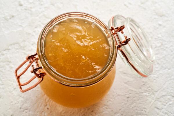 Well-made bone broth is rich in gelatin. (Madeleine Steinbach/Shutterstock)