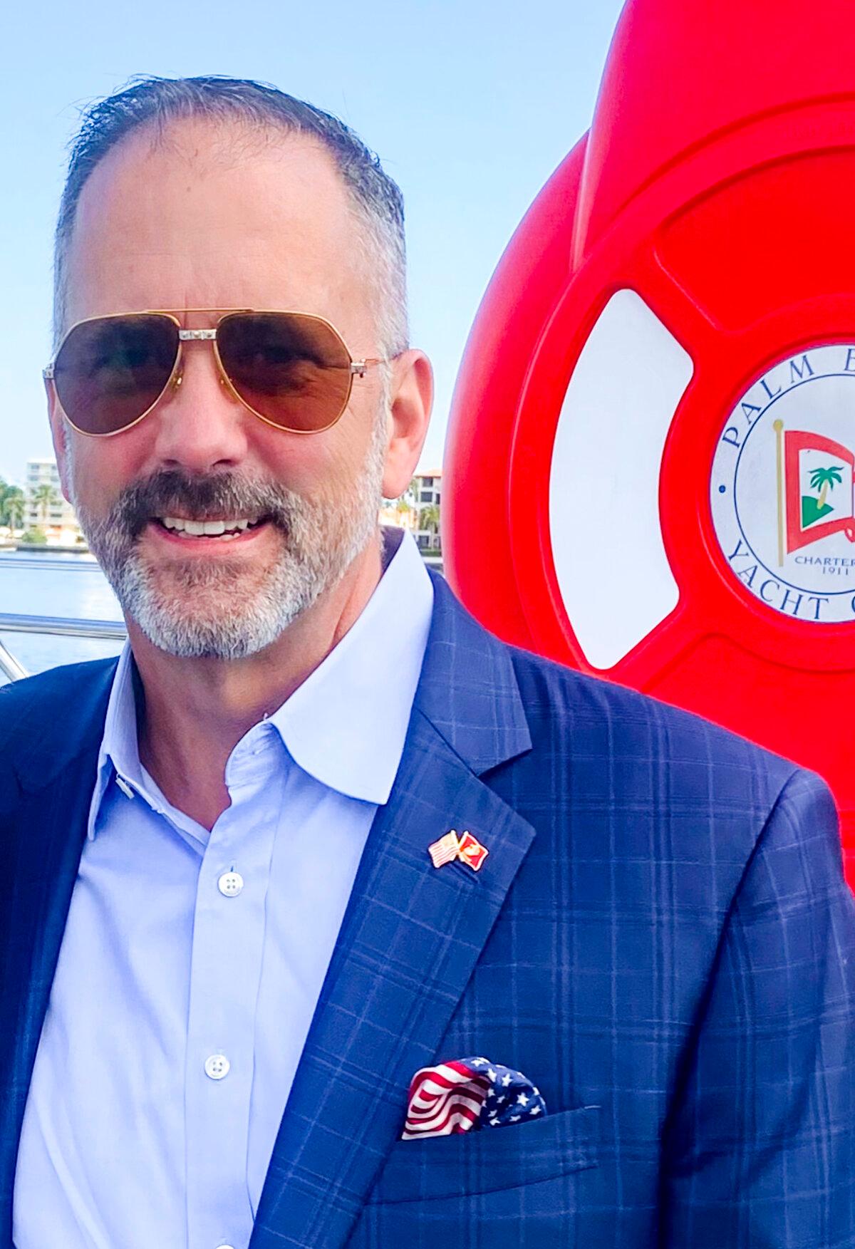 President-elect Donald Trump supporter Howard Schaeffer, 56, a realtor from Lehigh Valley, Pa., poses for a photo in Palm Beach, Fla., on Jan. 1, 2025. (Courtesy of Howard Schaeffer)