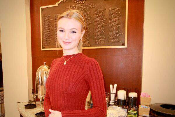 Reilly Griffin enjoyed Shen Yun at the Martin Marietta Center for the Performing Arts in Raleigh, North Carolina, on Jan. 18, 2025. (Nancy Bao/The Epoch Times)