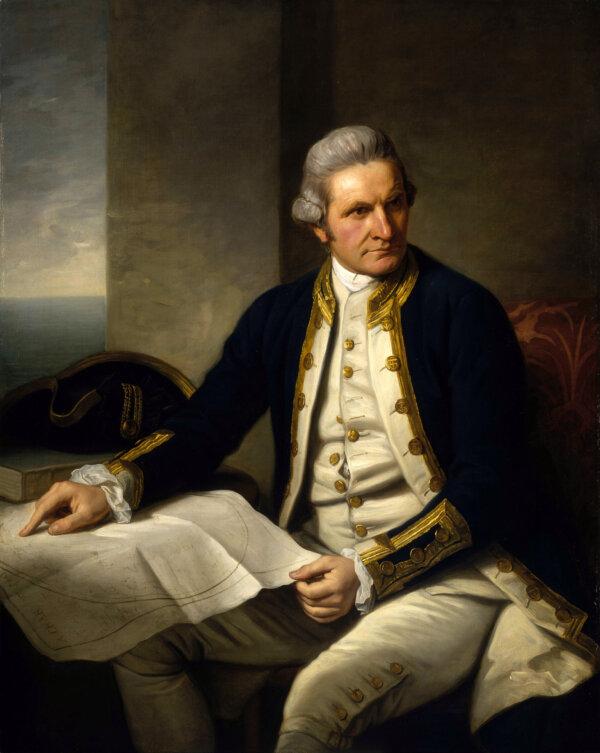 Captain James Cook, the first European to map the eastern coastline of Australia in 1770. (Public Domain)