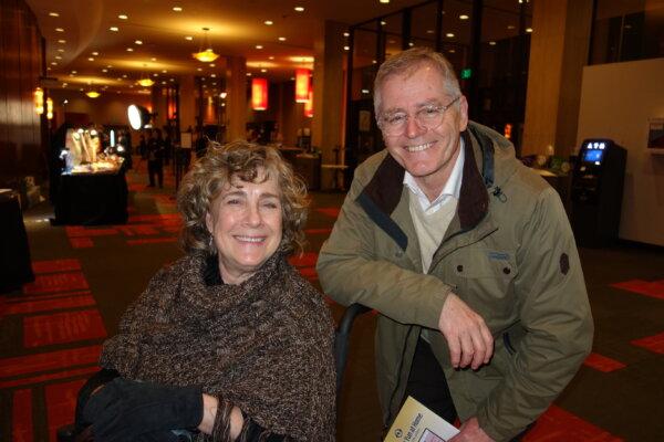 Chris White and Scott Milham enjoyed Shen Yun's evening show at the Keller Auditorium on Jan. 21, 2025. (Lily Yu/The Epoch Times)