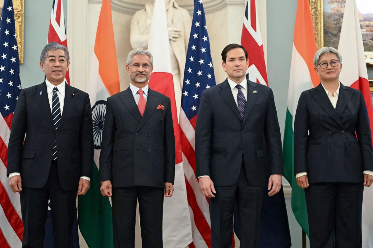 Rubio Hosts Quad Counterparts on Day 1 as Secretary of State