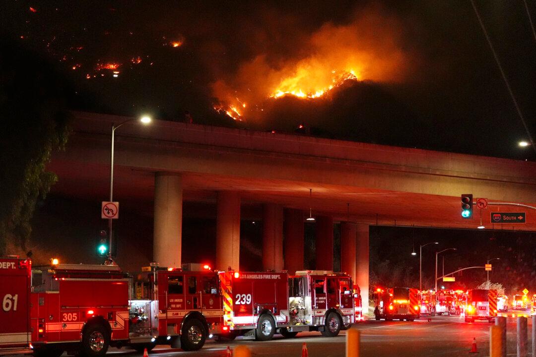 Progress Made on Huge Fire North of Los Angeles While New Fires Erupt in Southern California