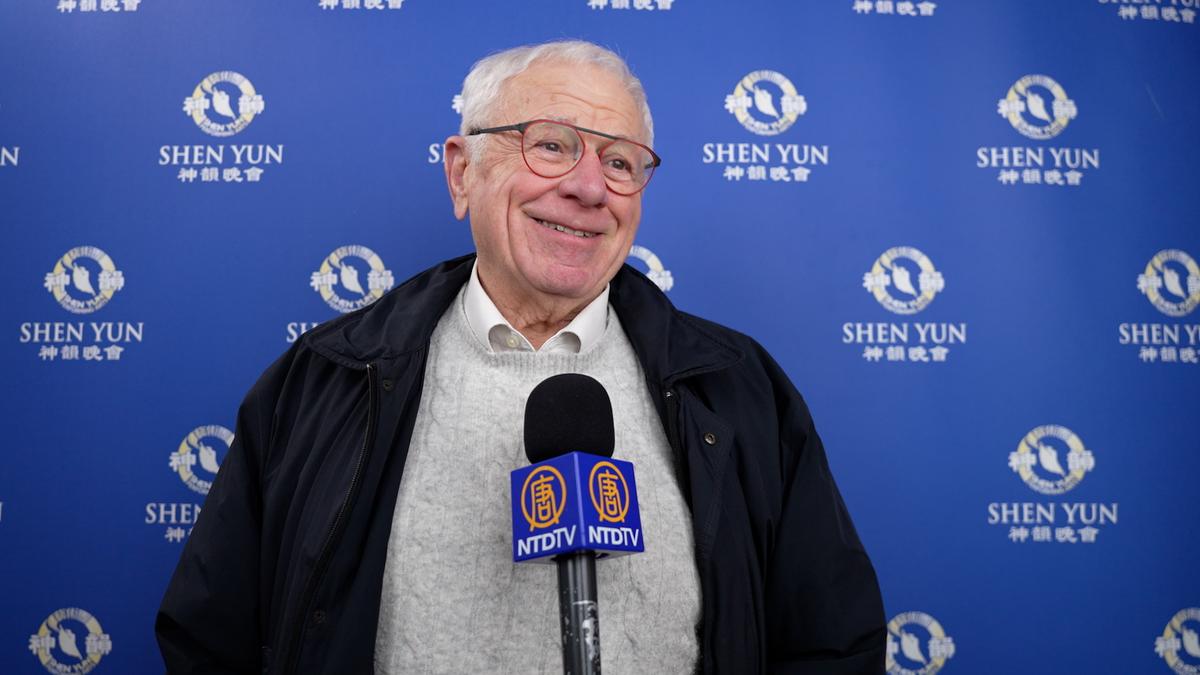 Michel Perry enjoyed Shen Yun at the Zénith in Strasbourg, France, on Jan. 21, 2025. (NTD)
