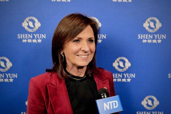 Sen. Angela Paxton enjoyed Shen Yun's evening performance at the Music Hall at Fair Park on Jan. 24, 2025. (NTD)