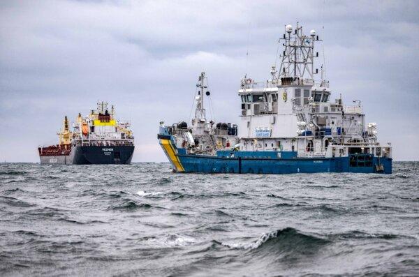 VEZHEN Freight (L), which was fixed near Carl Skrona in Sweden on January 27, 2025, KBV033 in Sweden