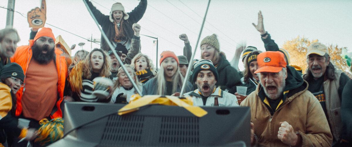 Packers fans gather to watch a game, in "Green and Gold." (Childe Productions)