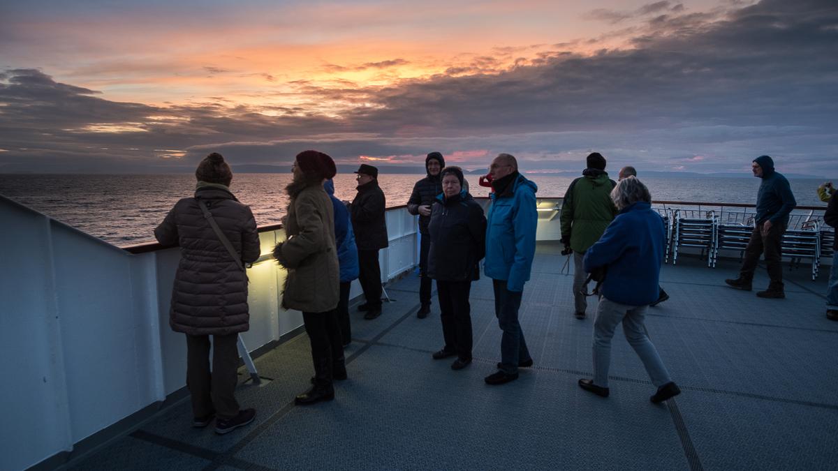 The Norwegian sky offers a gorgeous view for passengers. (Andreas Kalvig Anderson / Kalvig Foto)