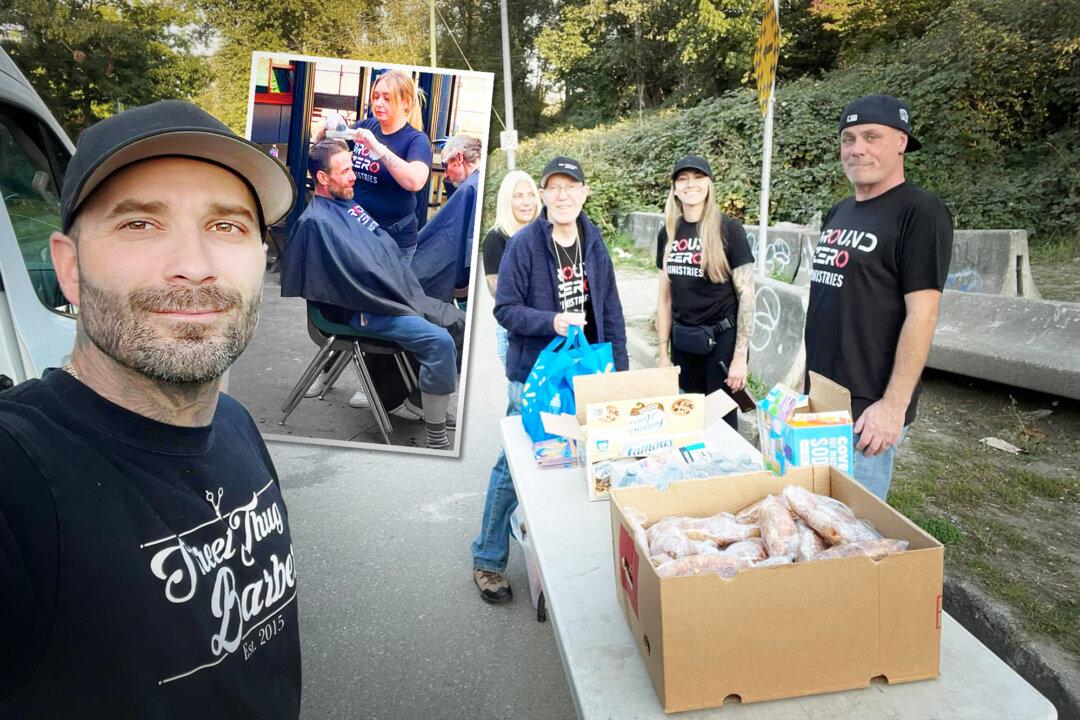 Former Addict Feeds and Gives Haircuts to Homeless in BC City, Helps Them Get Off the Streets