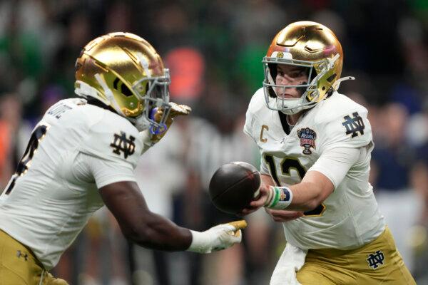 Riley Leonard Returns in 2nd Half to Lead Notre Dame to Orange Bowl Win Over Penn State