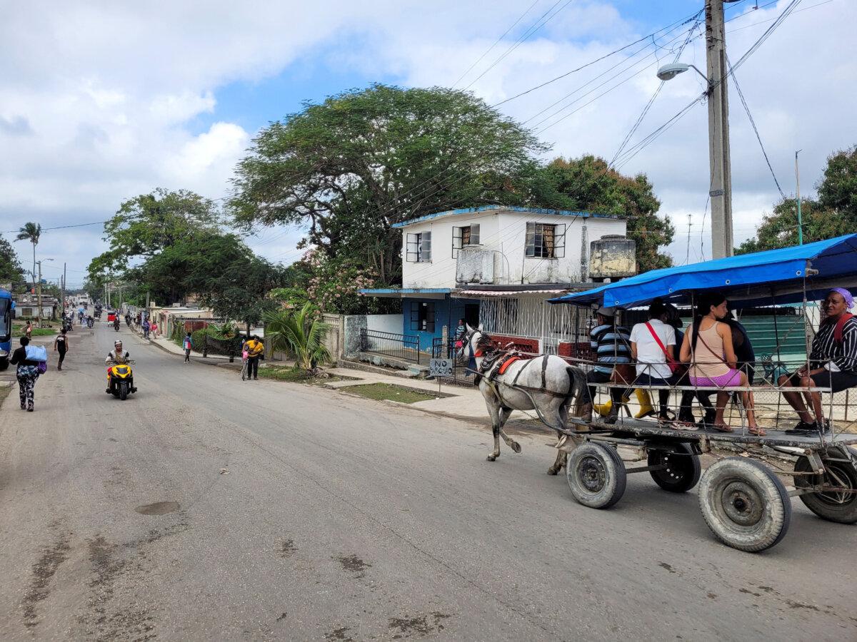 A general view shows a street of La Guinera neighborhood in Havana, Cuba, on Jan. 15, 2025. (David Sherwood/Reuters)