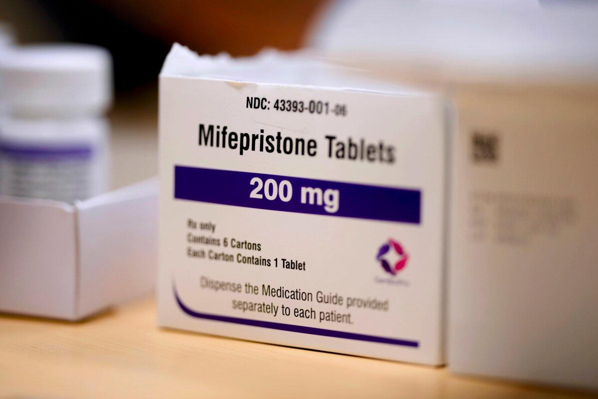 Mifepristone tablets in a Planned Parenthood clinic in Ames, Iowa, on July 18, 2024. (Charlie Neibergall/AP Photo)