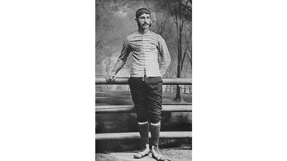 Walter Camp as Yale's captain in 1878. (Public Domain)