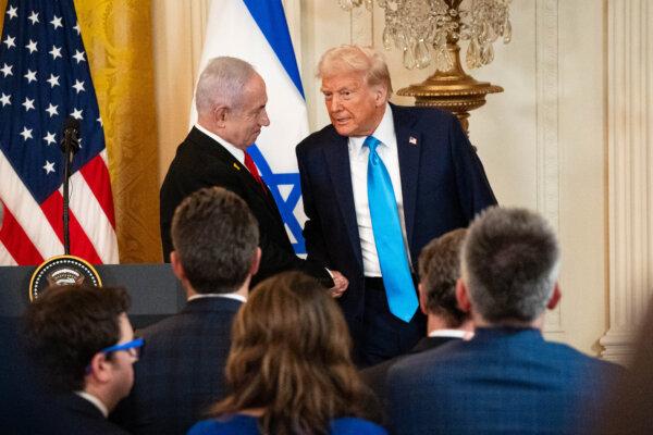 Trump’s Government Overhaul Shakes Washington 3 Prime Minister of the State of Israel, Benjamin Netanyahu, and President Donald Trump after a press conference at the White House in Washington on Feb. 4, 2025. (Madalina Vasiliu/The Epoch Times)