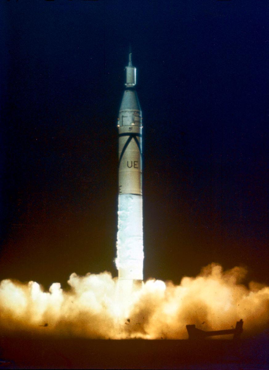 Launch of Explorer 1 in 1958. (Public Domain)
