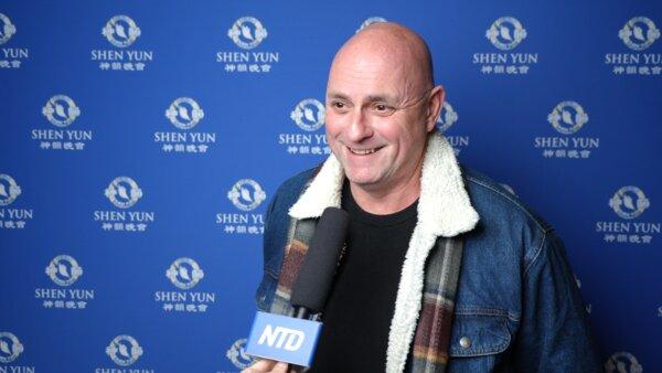 Mike Craddock attended Shen Yun Performing Arts at the New Victoria Theatre in Woking, UK, on Feb. 5, 2025. (NTD)