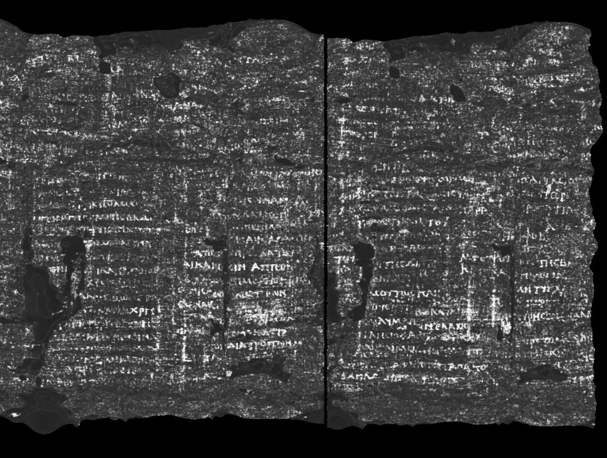 AI and Scientists Unite to Decipher Old Scrolls Charred by the Vesuvius Volcano
