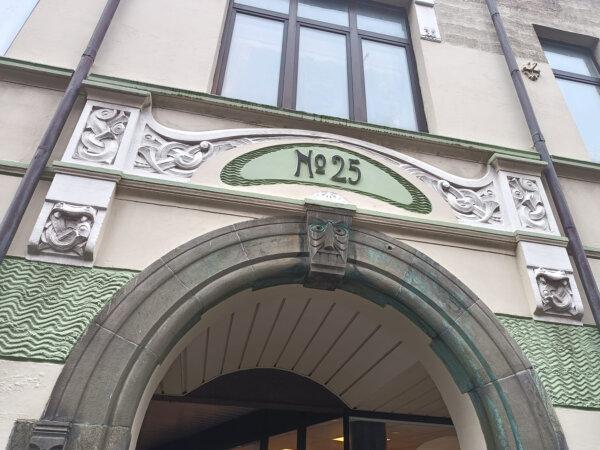 Amid the Art Nouveau architecture at Alesund, Norway. (James Walsh/The Minnesota Star-Tribune/TNS)