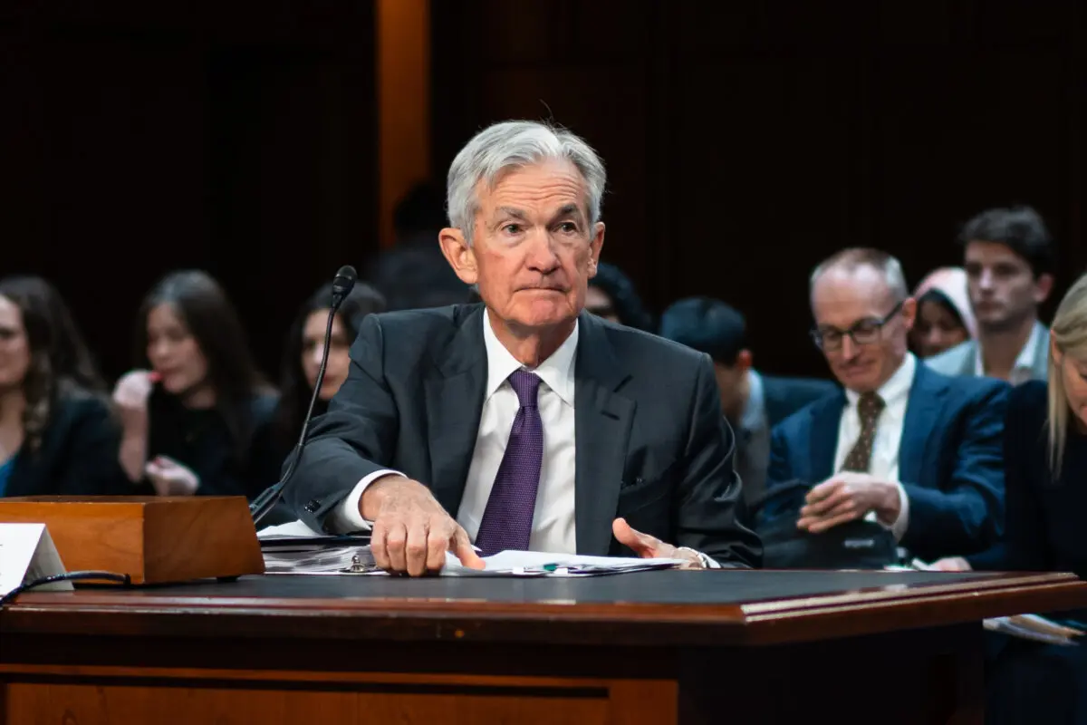 Trump Urges Fed Rate Cuts to Ease Economy’s Tariff Transition 2 Federal Reserve Chairman Jerome Powell after testifying before the Senate Committee on Banking, Housing, and Urban Affairs on Capitol Hill in Washington on Feb. 11, 2025. (Madalina Vasiliu/The Epoch Times)