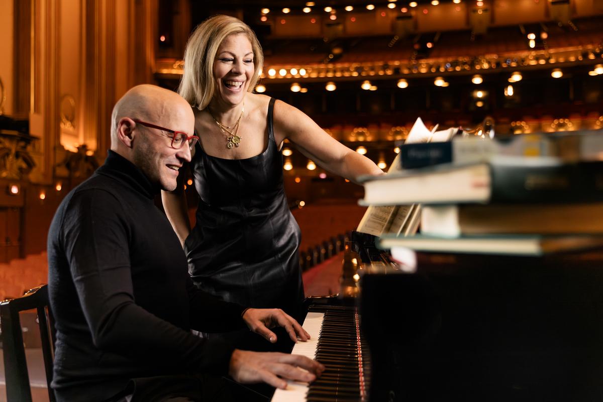 Enrique Mazzola and Sondra Radvanovsky collaborate in "Sondra Radvanovsky in Concert: The Puccini Heroines." (Kyle Flubacker)