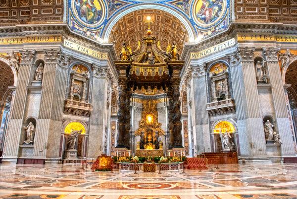 A view of the dome inside St. Peter's Basilica in Vatican City. (Dalia Rukiene/Dreamstime/TNS)