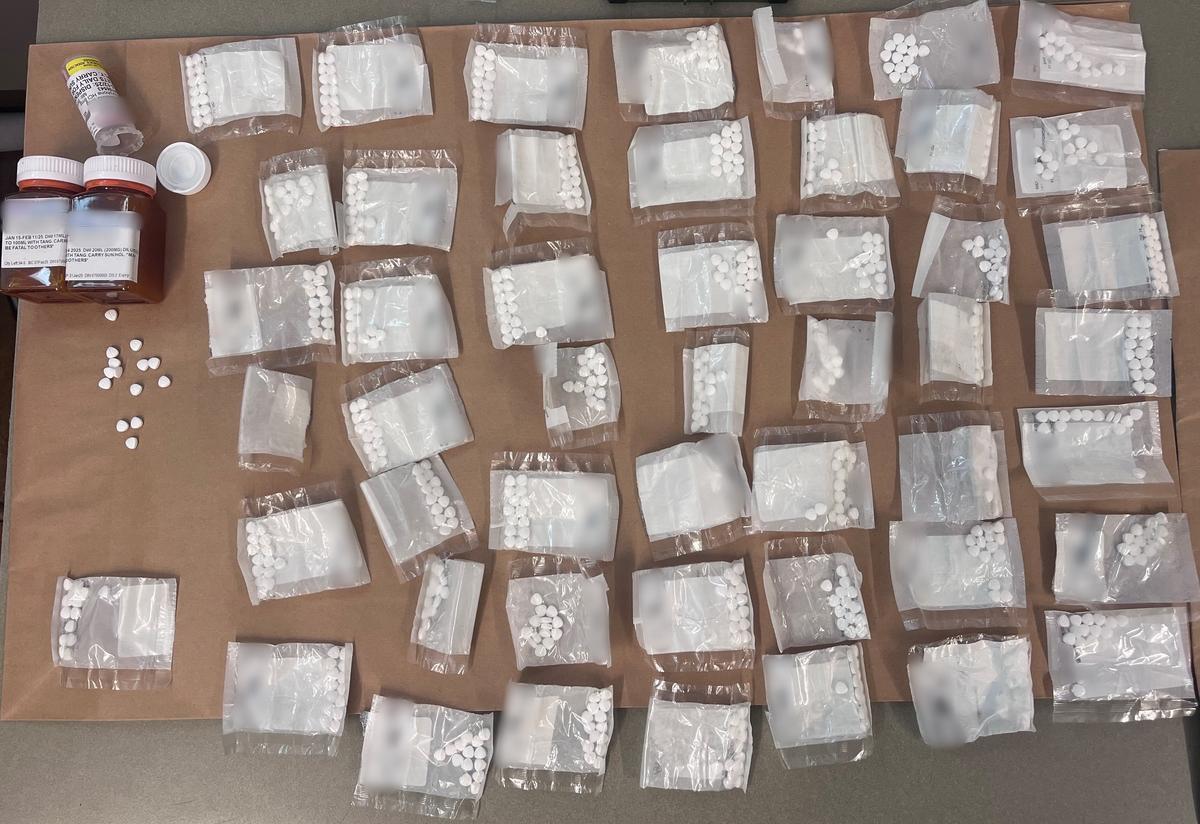 Hundreds of Pills Seized in Bust Outside Pharmacy in Prince George, BC