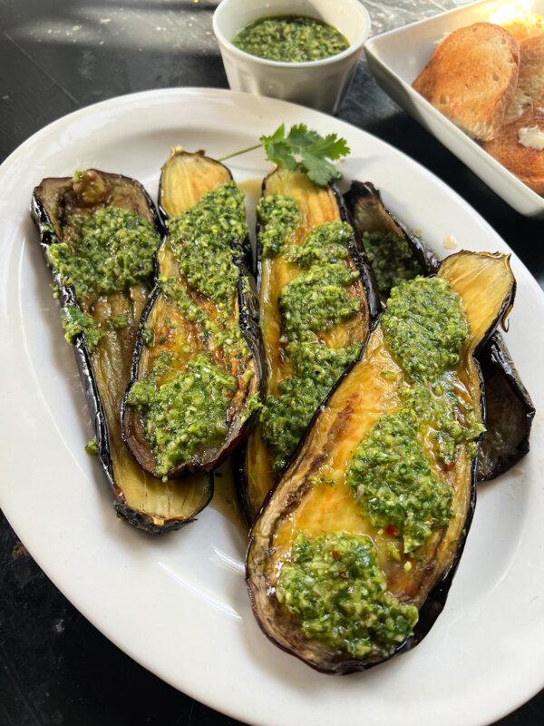 Roasted Eggplant With Chimichurri Brings Big Flavor