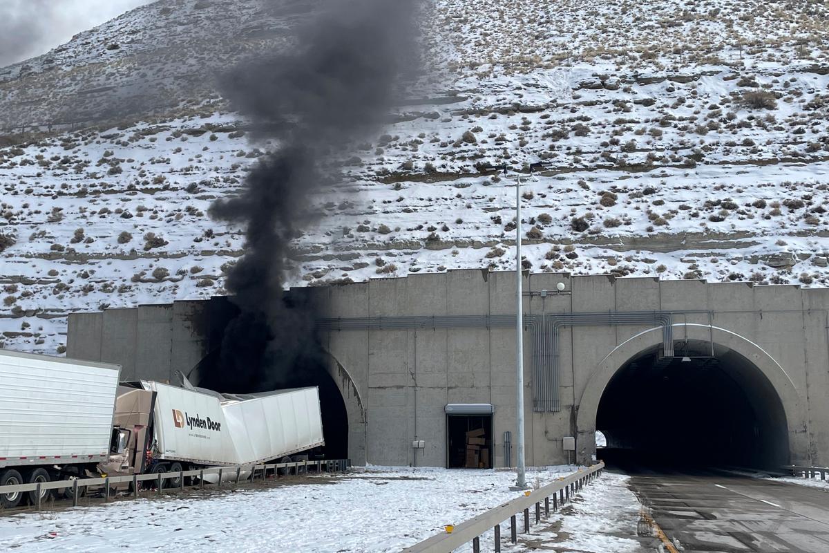 Fiery Wyoming Tunnel Crash Kills at Least 2, Closes I-80 in Both Directions