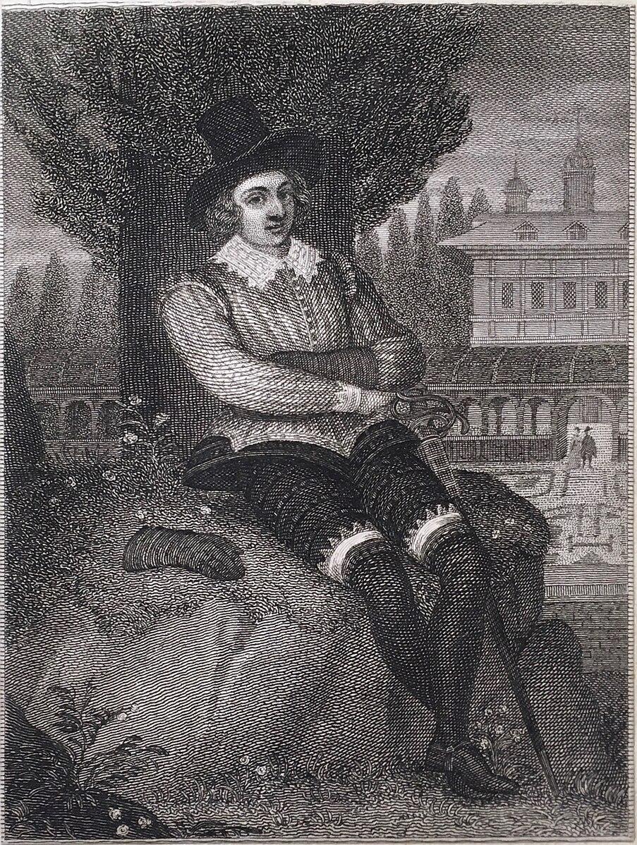 An engraving of author Sir Philip Sidney from a 1591 edition of his poem "Astrophil and Stella." (Public Domain)