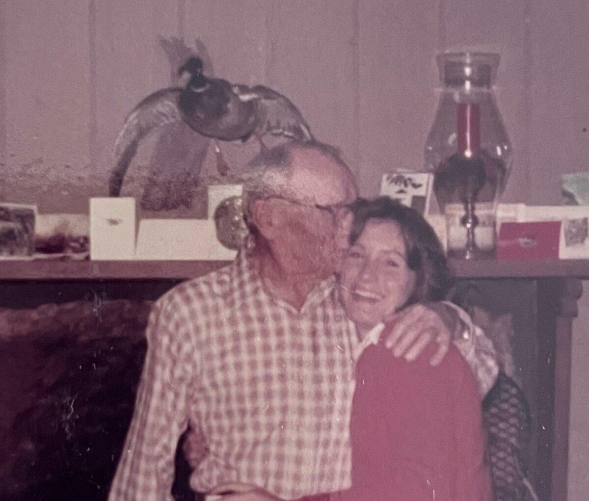 The author with her grandfather, circa 1978. (Courtesy of Cindy Carter Jones)