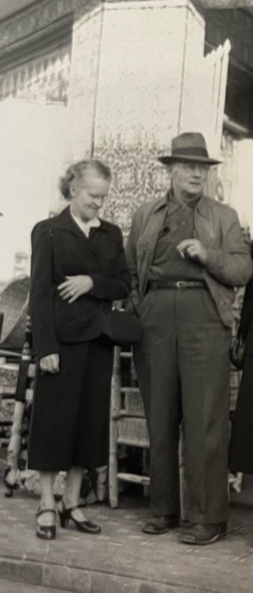 The author's paternal grandparents Helen Stewart Carter and Vernon H. Carter Sr., circa 1951. (Courtesy of Cindy Carter Jones)