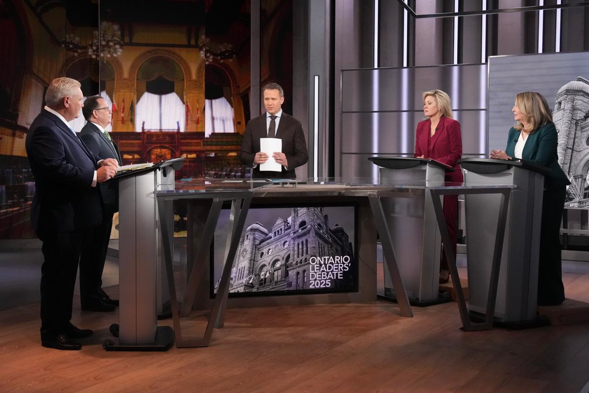 Ontario Party Leaders Talk Affordability in Provincial Election Debate