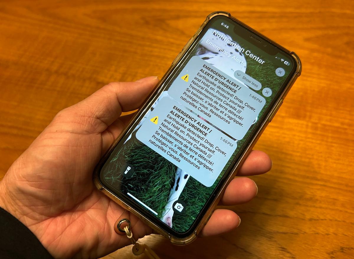 BC Earthquake Triggers Concerns Over Sporadic Alerts From National Warning System