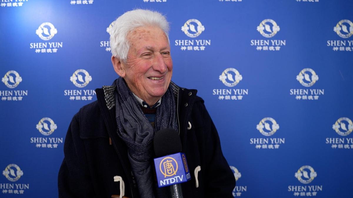 Bernard Louazon enjoyed Shen Yun at the Cité des Congrès in Nantes, Frances, on Feb. 20, 2025. (NTD)