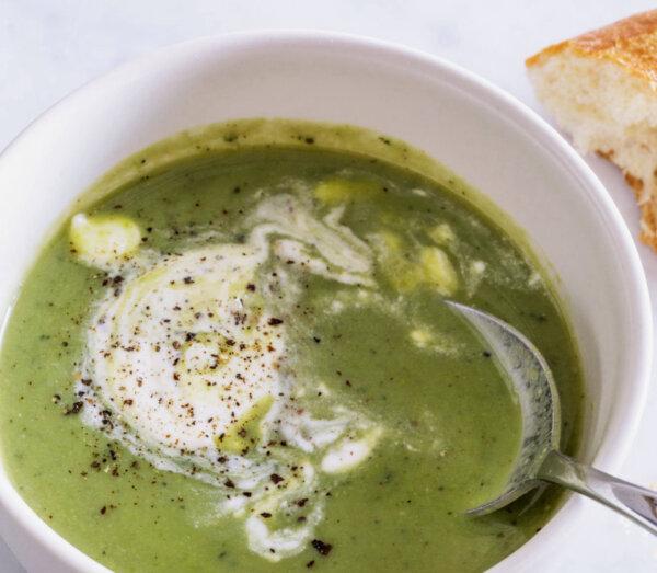 Seasonal Vegetables Come Together in a Delicious Spring Soup
