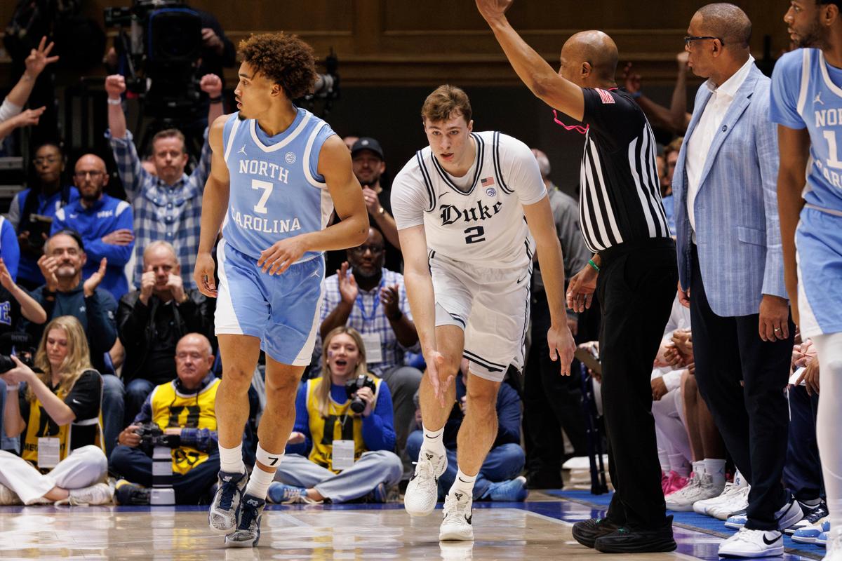 No. 2 Duke Jumps All Over Rival North Carolina, Rolls to 87–70 Win to Stay Unbeaten in ACC